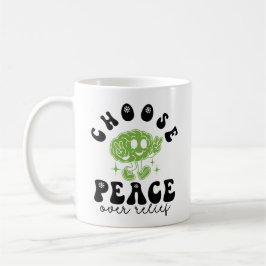 OCD Awareness & Recovery Choose Peace Over Relief Kaffemugg