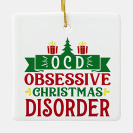 OCD-besatthet av julbesvär Ornament