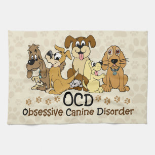 OCD-besvär vid Hund Kökshandduk