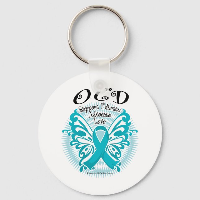 OCD Butterfly 3 Nyckelring (Framsida)