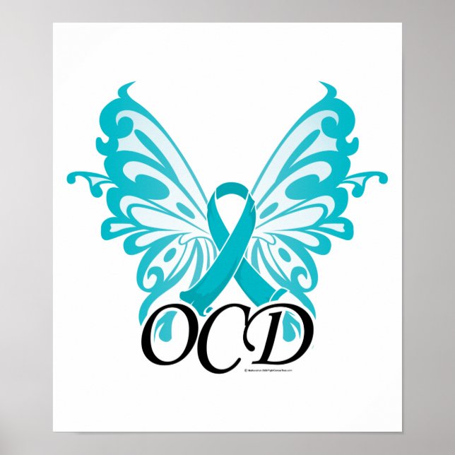 OCD Butterfly Ribbon Poster (Framsidan)
