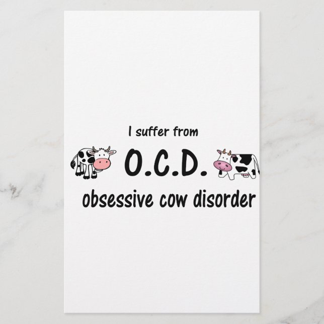 OCD Cow Brevpapper (Framsida)