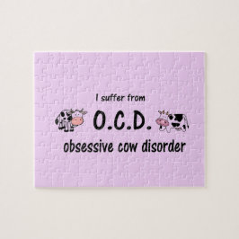 OCD Cow Jigszle Puzzle Pussel