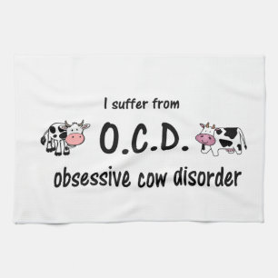 OCD Cow Kökshandduk