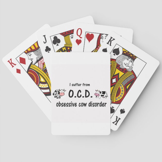 OCD Cow Spel Kort (Baksidan)