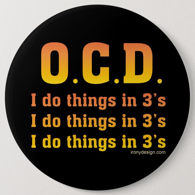 OCD Funny Saming Knapp (Framsida)