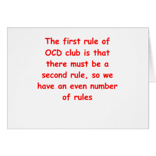 ocd hälsningskort