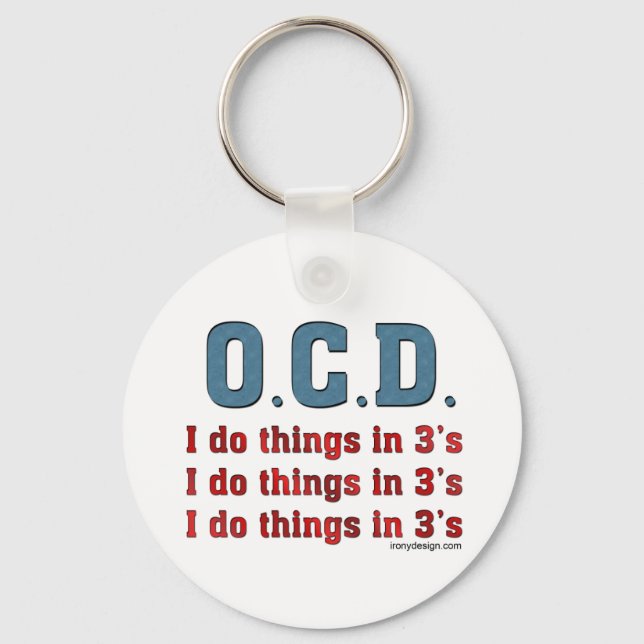 OCD I Do Sak i 3:an Nyckelring (Framsida)