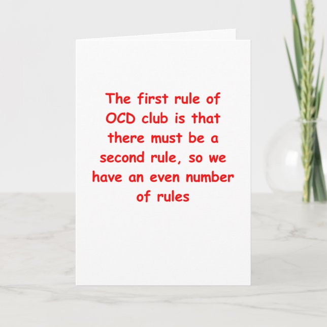 OCD KORT (Framsida)
