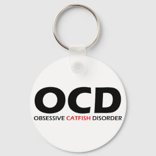 OCD - kraftig fisksjukdom Nyckelring