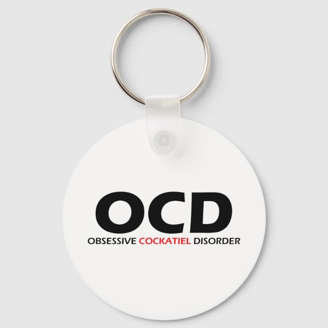 OCD - kraftig ockupationsstörning Nyckelring (Framsida)