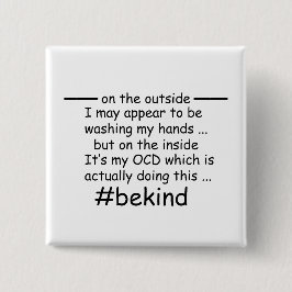 OCD - Medvetenhet om tvångssyndrom Knapp