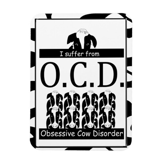 OCD Obducerad koksstörning Funny magnet (Vertikal)
