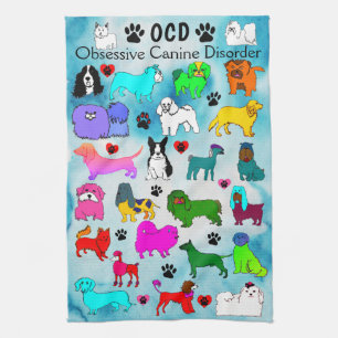 OCD Obsessiv Hund Disorder Kökdun Kökshandduk