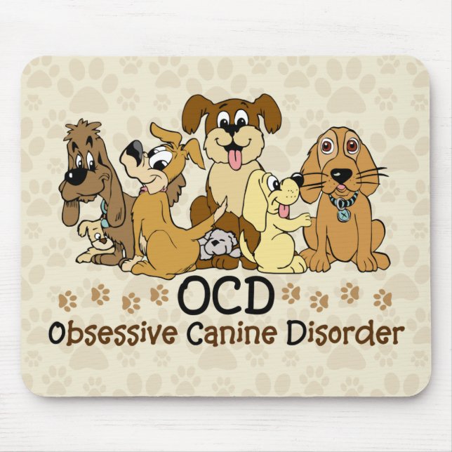 OCD Obsessiv Hund sjukdom Musmatta (Framsidan)