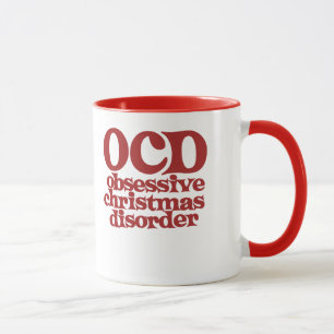 OCD Obsessiv julstörning Mugg
