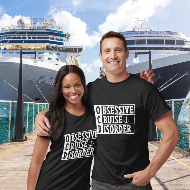 OCD - Obsessiv kryssningsstörning vid lätt rast T Shirt (OCD = Obsessive Cruise Disorder t-shirt for cruise enthusiast )