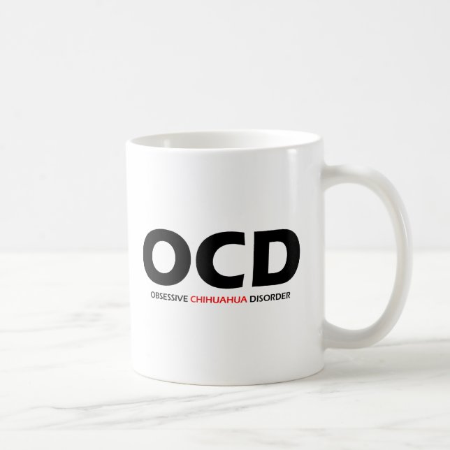 OCD - överdriven Chihuahua - störning Kaffemugg (Höger)