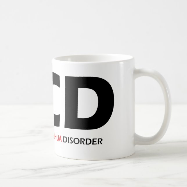 OCD - överdriven Chihuahua - störning Kaffemugg (Höger)