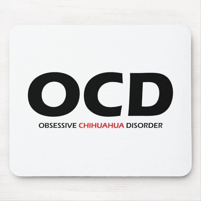 OCD - överdriven Chihuahua - störning Musmatta (Framsidan)
