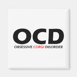 OCD - överdriven Corgi- störning Magnet