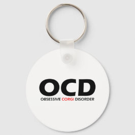 OCD - överdriven Corgi- störning Nyckelring
