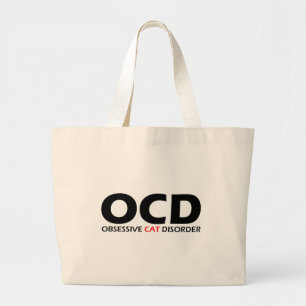 OCD - överdriven kattsjukdom Jumbo Tygkasse