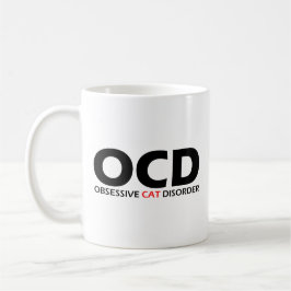 OCD - överdriven kattsjukdom Kaffemugg