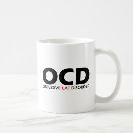 OCD - överdriven kattsjukdom Kaffemugg