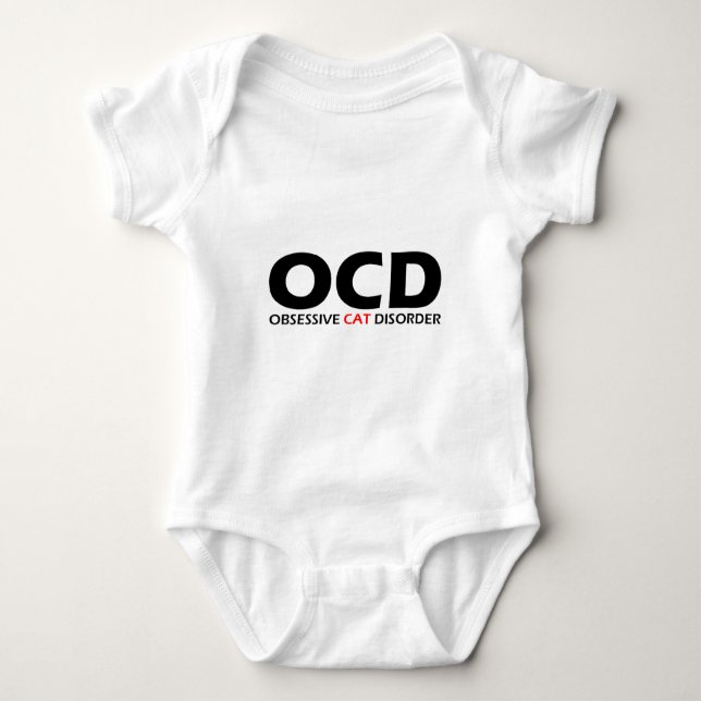 OCD - överdriven kattsjukdom Tee (Framsida)