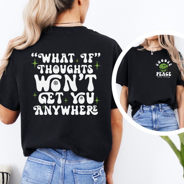 OCD Recovery Choose Peace over Relief T Shirt (Skapare uppladdad)