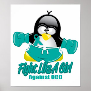 OCD-stridighetpingvin Poster