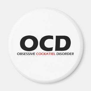 OCD - Tvångsmässig Cockatieloordning Magnet