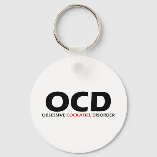 OCD - Tvångsmässig Cockatieloordning Nyckelring