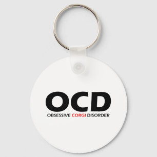 OCD - Tvångsmässig Corgioordning Nyckelring