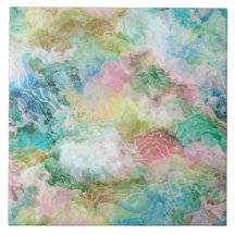 Ocean Abstract Watercolor Grunge Pattern 