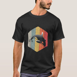 Ocean Animal Lover Orca Retro Stil Killer Whale T Shirt
