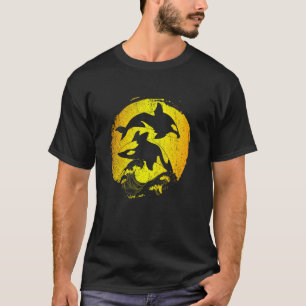 Ocean Animal Vågar Killer Whale Orca Långärmad T Shirt