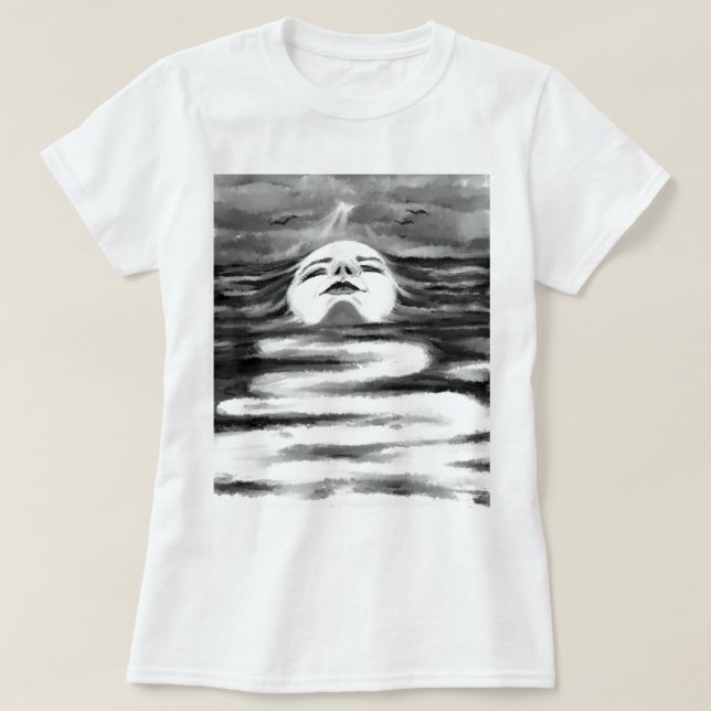 Ocean Ansikte T-Shirt (Design framsida)