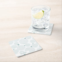 Ocean Aqua Vågor Underlägg
