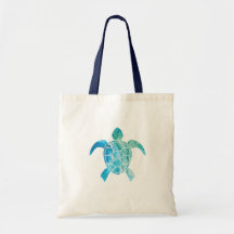 Ocean Art-handväskan - Sköldpadda 1