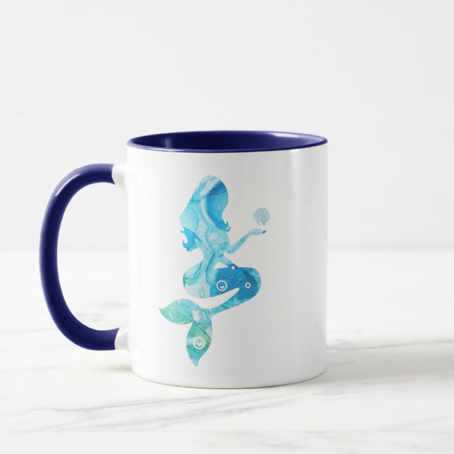 Ocean Art Mugg - Havfrue 2 (Vänster)