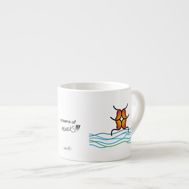ocean av muackS!!! - Själ Espressomugg (Framsida höger)