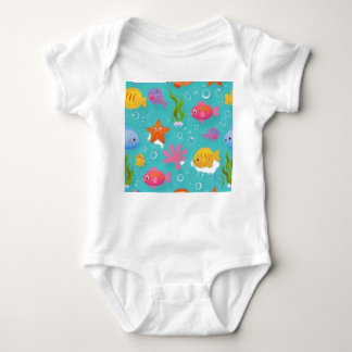 Ocean Äventyr Baby Bodykostym T Shirt