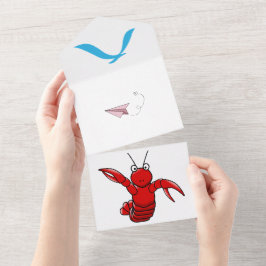 Ocean Äventyr Classroom Birthday - Flat card