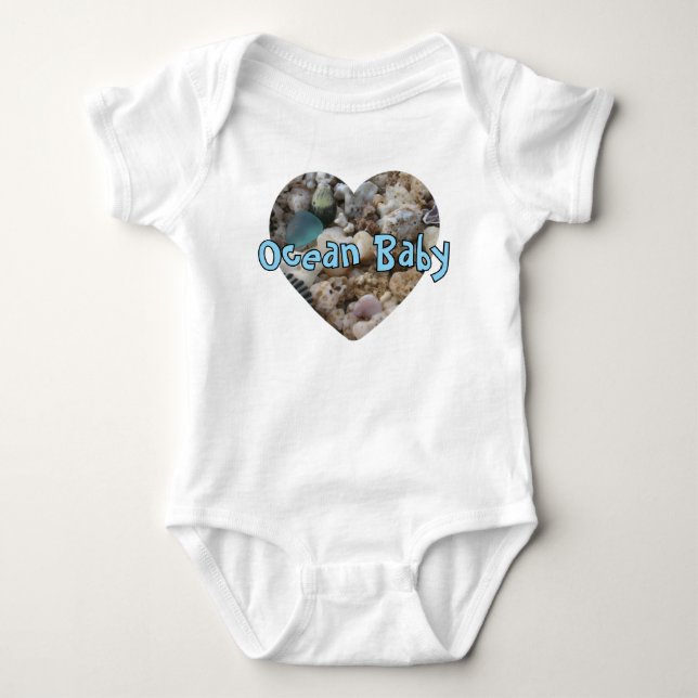 Ocean Baby Baby Outfit T Shirt (Framsida)