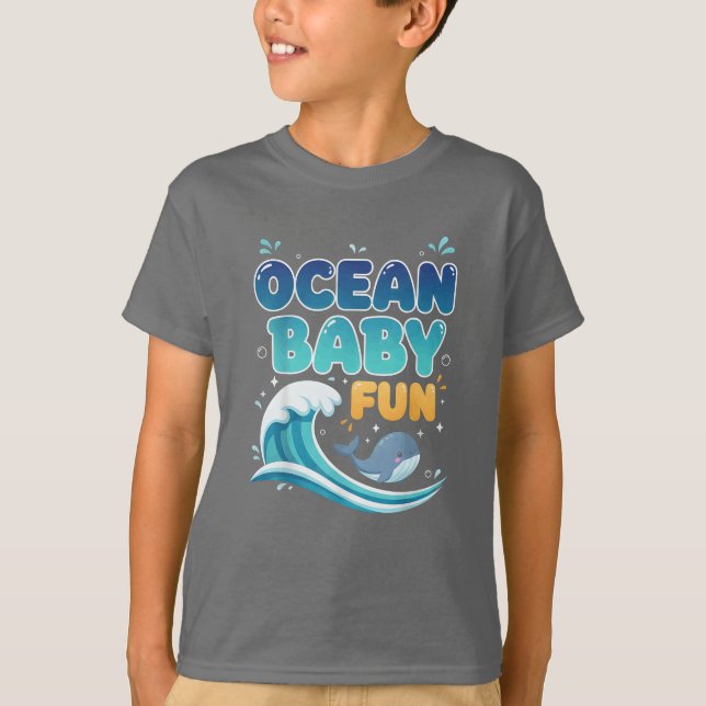 OCEAN BABY  FUN T SHIRT (Framsida)