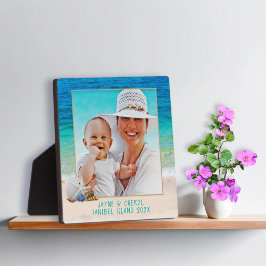 Ocean Background Seashells - stående foto Ram