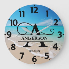 Ocean Beach A Monogram Stor Klocka