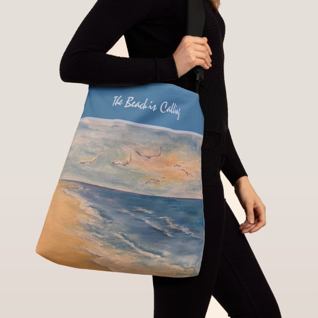 Ocean Beach Breeze Tote Axelväska (Närbild)